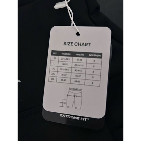 Extreme Fit Black Training Athletic Shorts Women’s Size 2XL Pockets - Picture 5 of 11